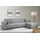 Home Affaire Ecksofa HOME AFFAIRE "LEMPS wahlweise Recamiere links oder rechts L-Form", grau (hellgrau), B:297cm H:85cm T:162cm, 100% Polyester, Sofas, Ecksofa, incl. Zierkissen, Stellmaße 297x162 cm
