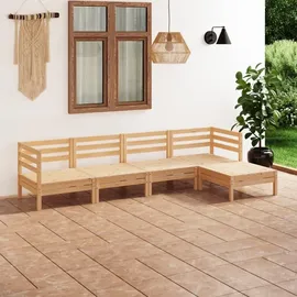 vidaXL Modell 16 Loungeset Kiefer braun
