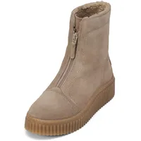 Marc O'Polo "mit Reißverschluss vorne", Damen, Gr. 39, m717, Obermaterial: 100% Leder (Rind), unifarben, Schuhe Winterboots