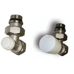 Ventil für Heizkörper Weiß Metall VENTILOBYCR