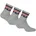 Socken 3 Paar grau 35-38