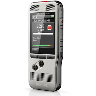 Philips PocketMemo mit Tasten Diktiergerät Silber