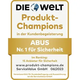 ABUS Fenstersicherheit Set Fenstergriff Fg120 - Zusatzsicherung Fts3003 W 3 tlg .