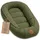 Totsy Baby Babynest Nestchen Baby aus boucle - Babynestchen Neugeborene Nest für Kinder Bett und Babybett tragbar Kuschelnest Coccon für Jungen und Mädchen Olivgrün