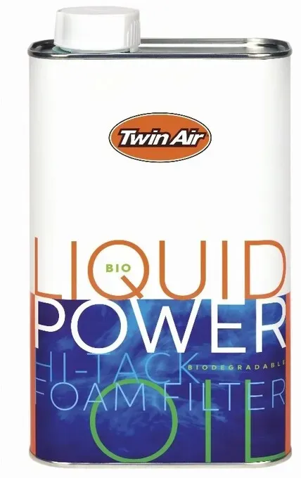 TWIN AIR Bio Liquid Power Foam Biologisch abbaubares Luftfilteröl - 1 L Kanister, Größe 10 mm