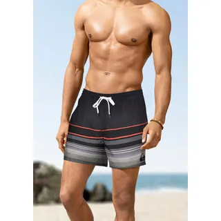 QUIKSILVER Badeshorts "HINAKO VL 15 YM", Herren, Gr. L, N-Gr, schwarz hinako, Obermaterial: 100% Polyester, sportlich, Badehosen