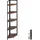 Tectake Eckregal 30 x 30 x 150 cm Dunkelbraun