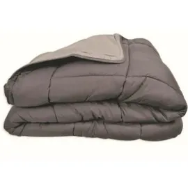 poyet motte made in france Poyet Motte Calgary Bettbezug Polyester Stahl/Silber, Polyester, Acier/Argent, 260x240x1 cm