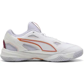 Puma Solarstrike W+ 4 Hallenschuhe Unisex white/heat fire/lilac crush/berry 42,5