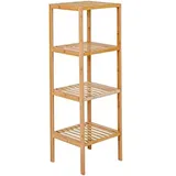 Testrut axentia Bambusregal, 4 Ablagen, holzfarben