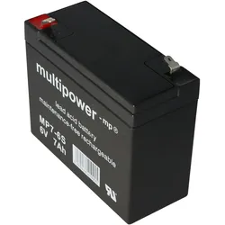 Multipower MP7-6S passend für den Sonnenschein A206/6.5S Akku, jedoch mit etwas anderen Kontakten