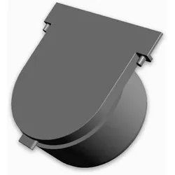 Abflussaufsatz für Entwässerungsrinne, ø110mm, grau
