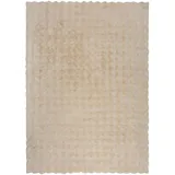 KADIMA DESIGN Hochflor Teppich LUNE – Waschbar, superweich mit einzigartiger Waffelstruktur | 160x230cm