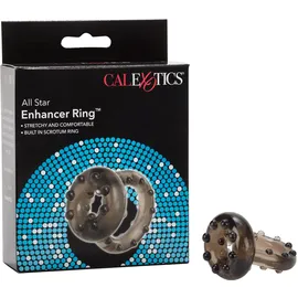 CalExotics All Star Enhancer Ring für Penis und Hodensack - Schwarz