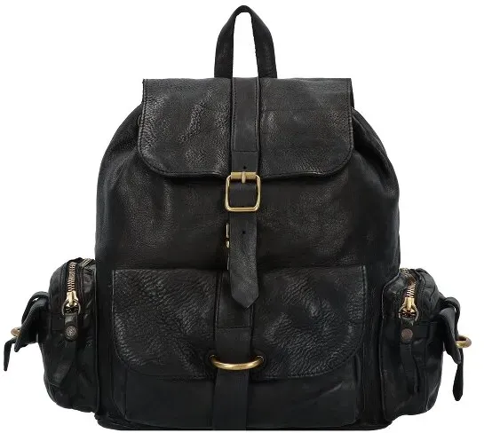 Campomaggi Karen City Rucksack Leder 29 cm  schwarz