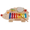 Gollnest & Kiesel Spielzeug-Musikinstrument Musikstation Igel mit Notenheft Musikinstrument 61883, mit Notenheft, Trommel