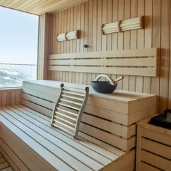 2er Set Rückenlehne ergonomische S-Form Sauna & Infrarotkabine