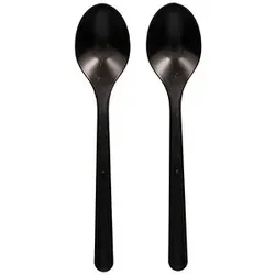 PAPSTAR Mehrweg-Löffel, Kunststoff schwarz, 50 St.