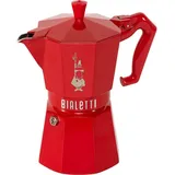 Bialetti Moka Exclusive 6 Tassen Rot