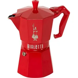 Bialetti Moka Exclusive 6 Tassen Rot