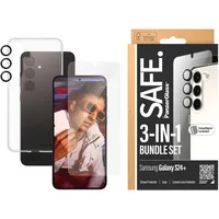 Panzer Glass PanzerGlass 3-in-1 Bundle \ Edge2Edge Glass + Case + Lens\ Hülle + Schutzglas Set Samsung Galaxy