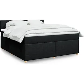 vidaXL Leonor Block 180 x 200 cm Schwarz