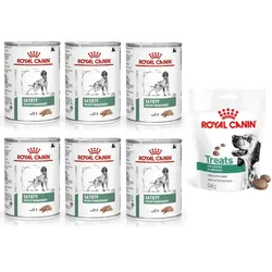 ROYAL CANIN Satiety Weight Management 6x410g + Royal Canin Satiety Treats  Hundeleckerli 230g