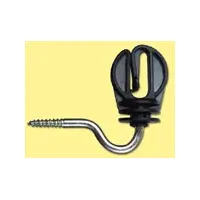 Kerbl 25 Breitband-Ringisolatoren mit Holzgewinde - Einheitsgröße