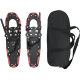 vidaXL Schneeschuhe Rot/Schwarz 30