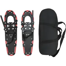 vidaXL Schneeschuhe Rot/Schwarz 30