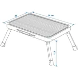 PRO PLUS ProPlus Einzeltrittstufe klappbar 38 x 26 x 17 cm Grau