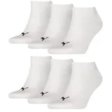 Puma Sneaker Socken 6er Pack Weiß 35-38