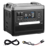 Uimoso Tragbare Powerstation 2400W 2160Wh Solargenerator mit 10 Anschlüssen