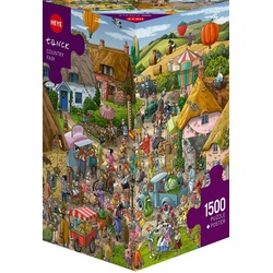 HEYE Puzzle Country Fair, Tanck, 1500 Puzzleteile, Made in Europe bunt