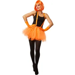 tectake® Tutu Tüllrock mit Hosenträger