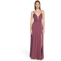 Vera Mont Abendkleid Grau/Dunkelrot 32