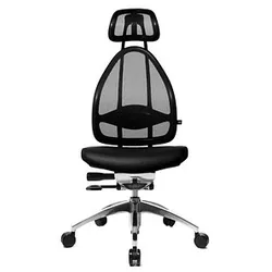 Topstar Bürostuhl Open Art, J190AS10 Stoff schwarz, Gestell alu