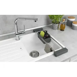 Wenko Cami Spülen-Caddy grau 43,5 x 8 x 14 cm