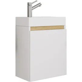 VCM 2 tlg. Hängeschrank Gäste-WC Waschbecken Softclose Cosila