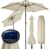 Kingsleeve Kingsleeve® Sonnenschirm Florida Creme Ø300cm UV-Schutz 80+