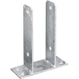 GAH Alberts Pfostenlasche U-Form zum Aufschrauben 200 mm x 71 mm x 60 mm