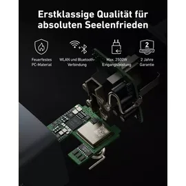 Anker Smart-Home-Steckdose Schwarz 2 St.