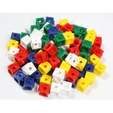 Handelsagentur Sieboldt 100 Steckwürfel, 5- farbig