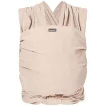 Hoppediz Elastisches Babytragetuch ab Geburt, Creme 4,60 m