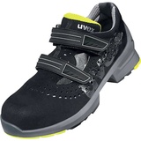 Uvex 1 Sicherheitsschuh S1 Sandale Weite 11 Gr.47, schwarz,