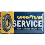 Nostalgic-Art Blechschild 25 x 50 cm, "Goodyear-Service" - Motorradzubehör - Geschenkideen