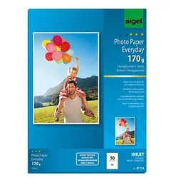 SIGEL Fotopapier IP714 DIN A4 hochglänzend 170 g/qm 50 Blatt