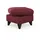 sit&more Stauraumhocker Mellum 58 x 48 x 58 cm Polyester Rot