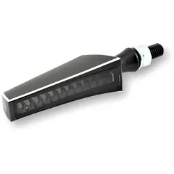 Highsider STS 1, LED Sequenz-Blinker - Schwarz/Silber
