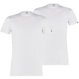 Puma T-Shirt 2er Pack Basic Crew Weiß L